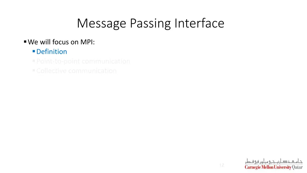 message passing interface 1
