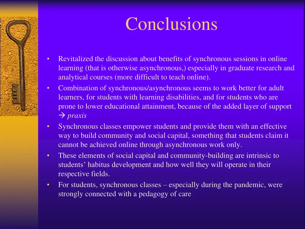 conclusions