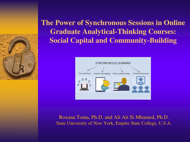 the power of synchronous sessions in online