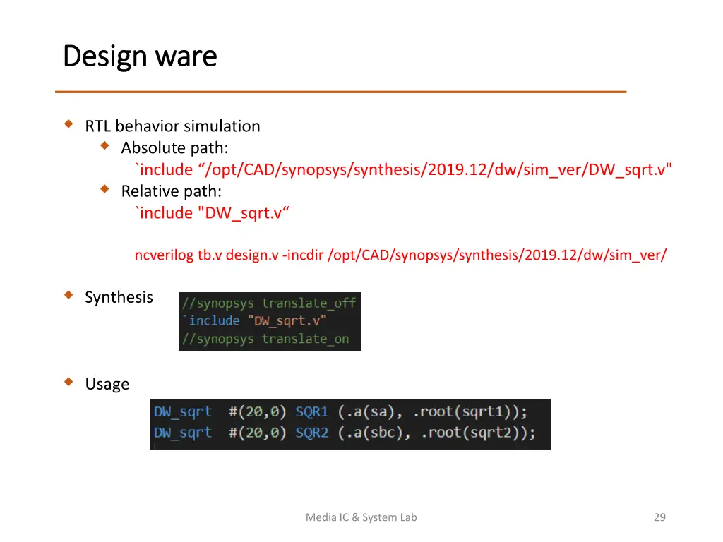 design ware design ware 1