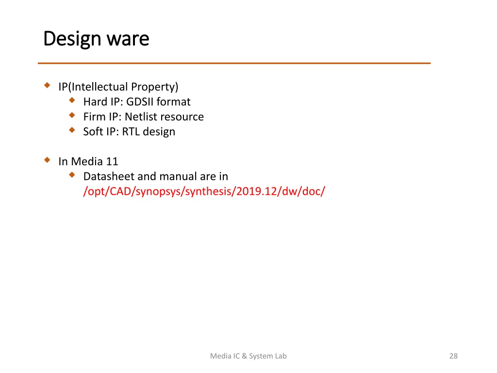 design ware design ware