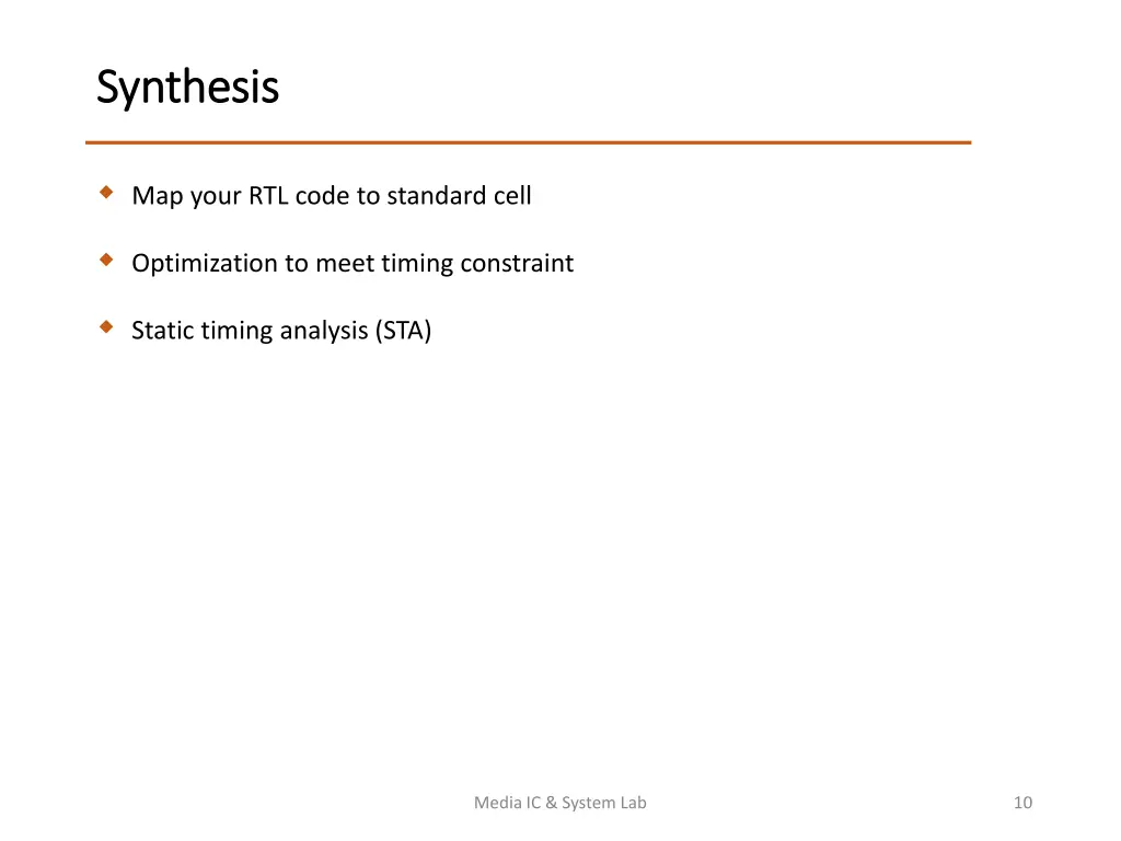 synthesis synthesis