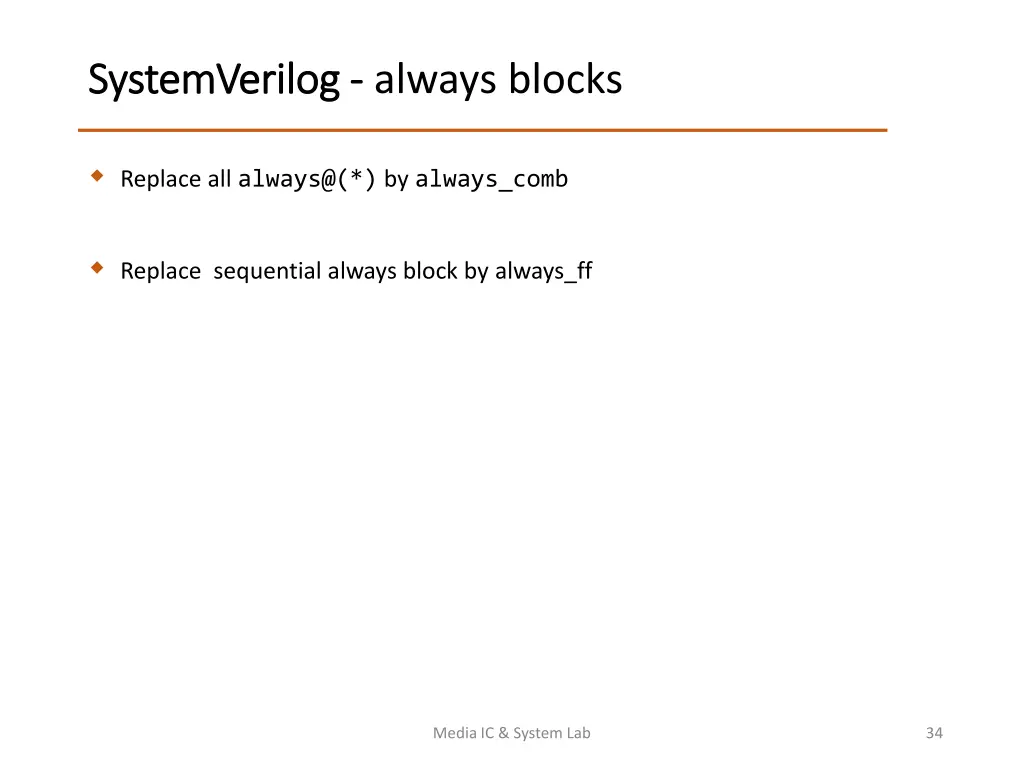 systemverilog systemverilog always blocks