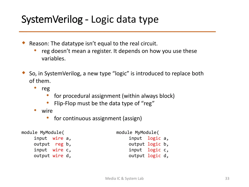 systemverilog systemverilog logic data type