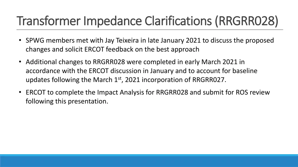 transformer impedance clarifications rrgrr028 1