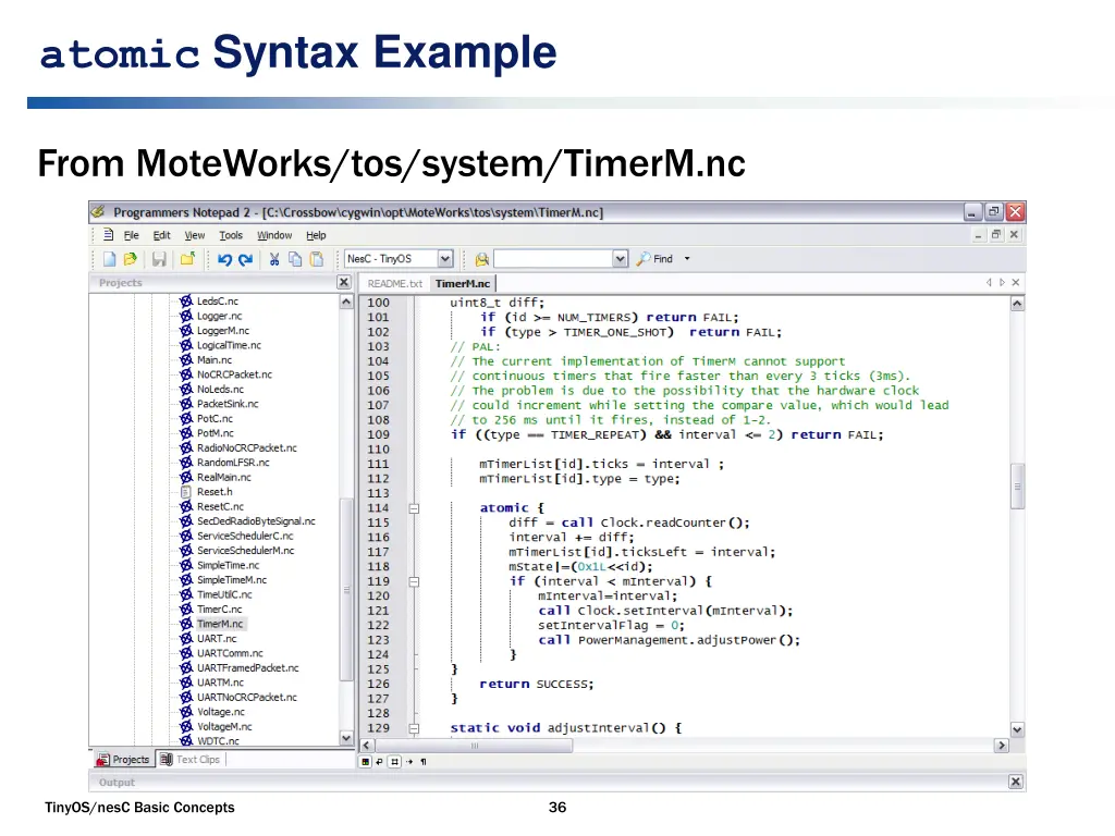 atomic syntax example