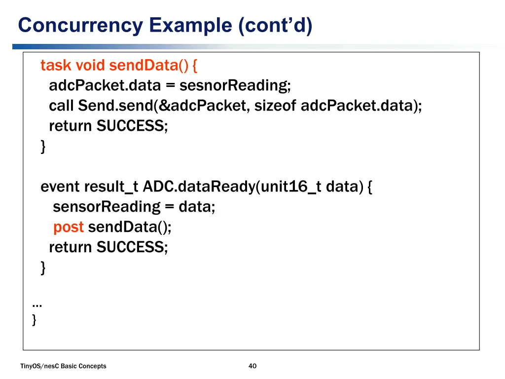 concurrency example cont d