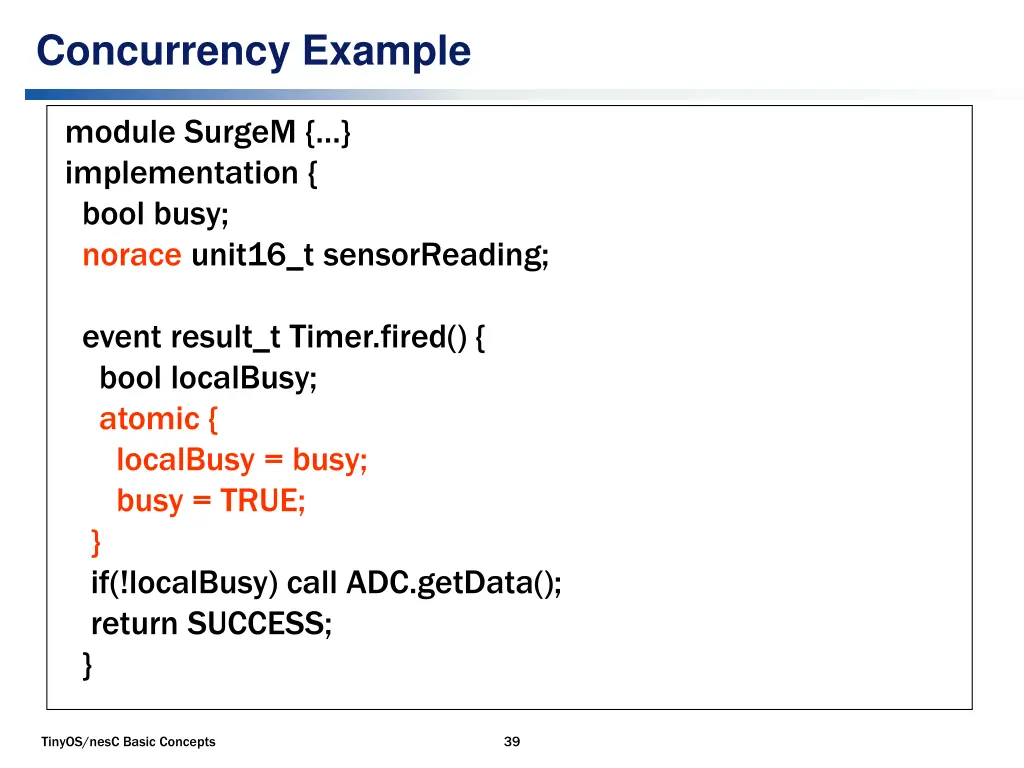 concurrency example
