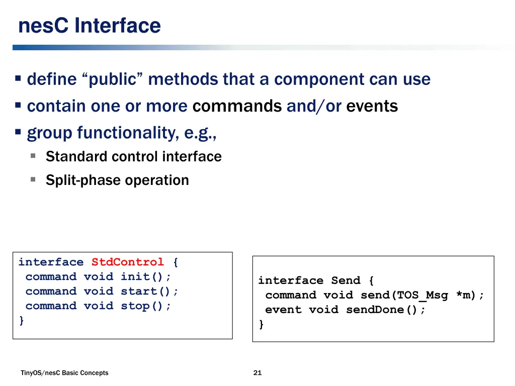 nesc interface