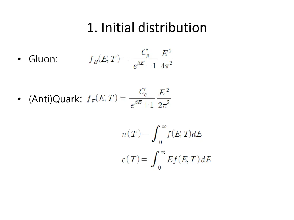 1 initial distribution