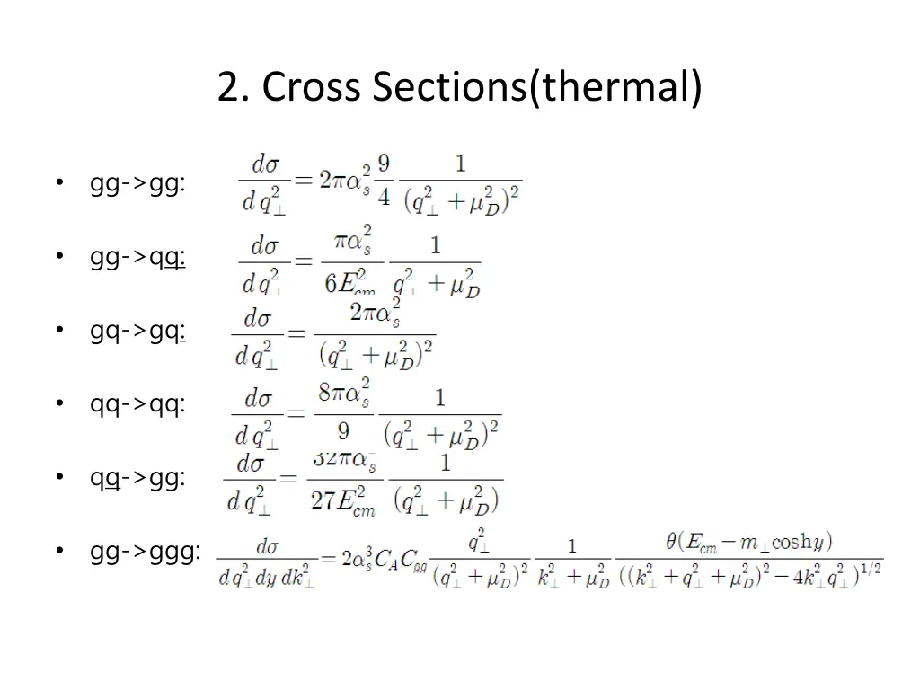 2 cross sections thermal