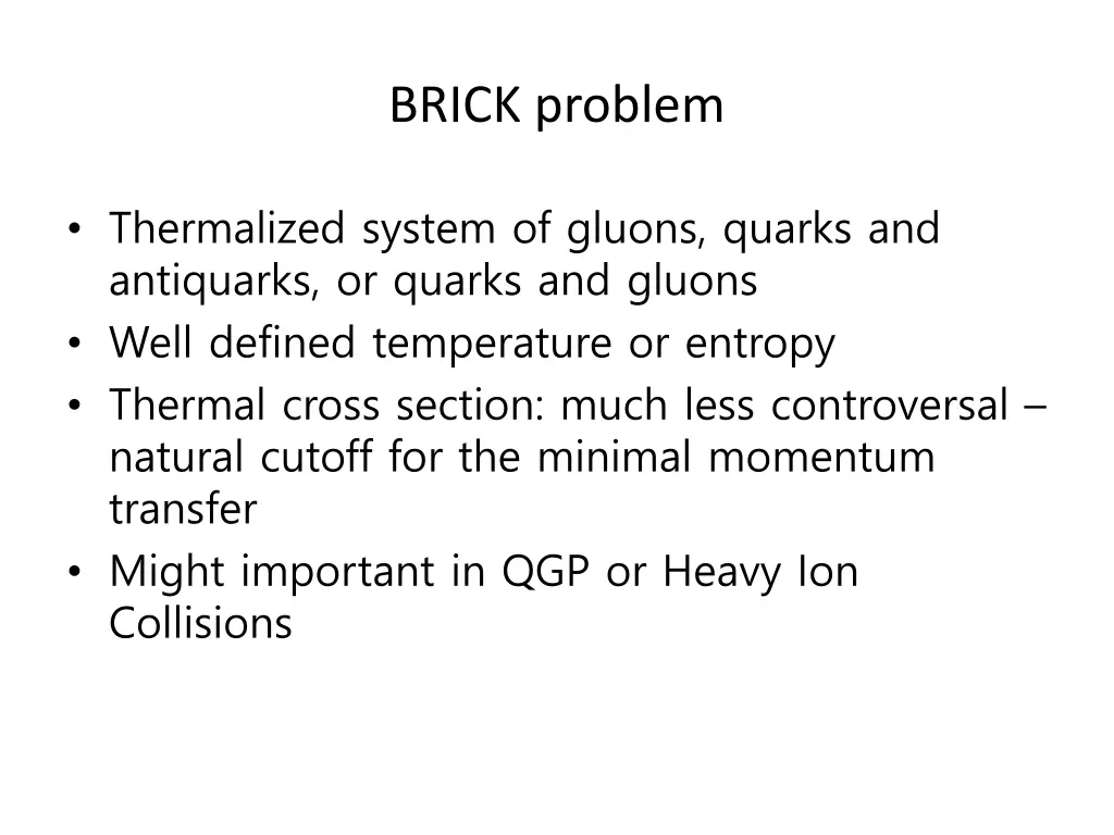 brick problem