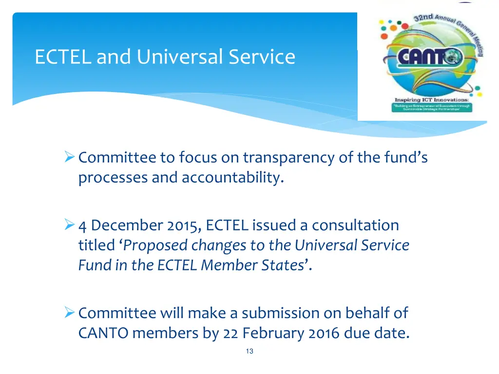 ectel and universal service