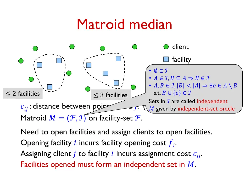 matroid median