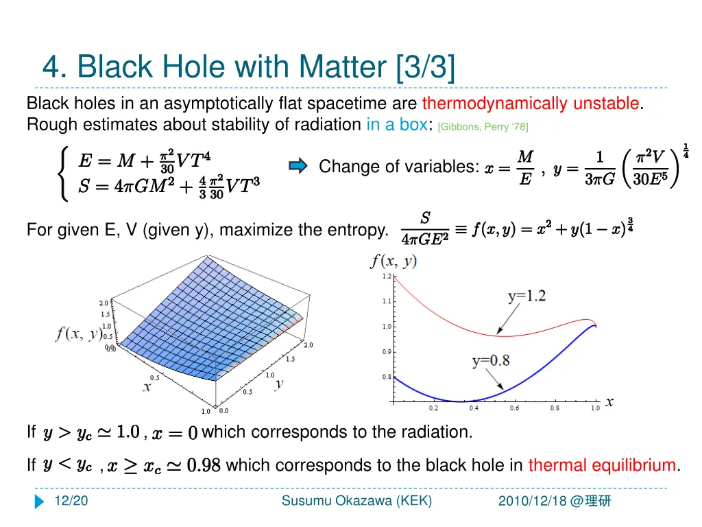 4 black hole with matter 3 3 black holes