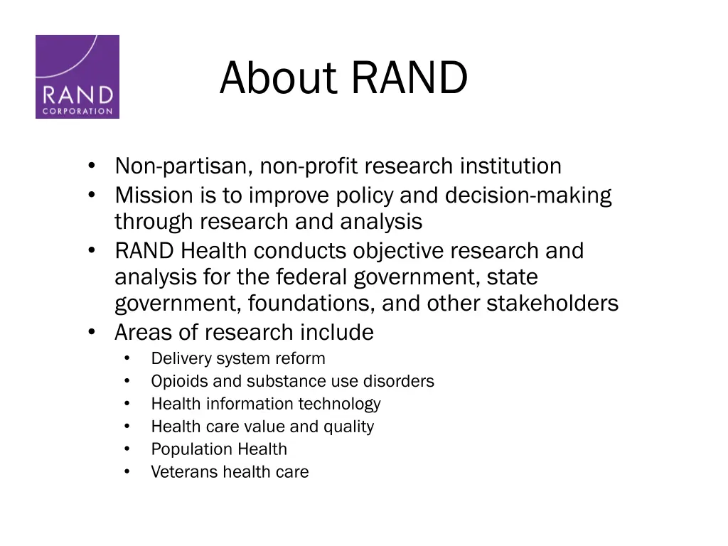 about rand