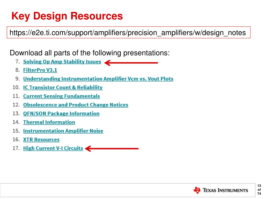 key design resources