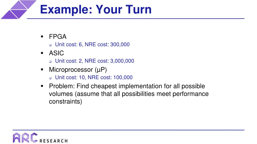 example your turn