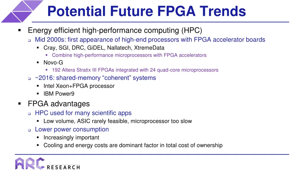 potential future fpga trends
