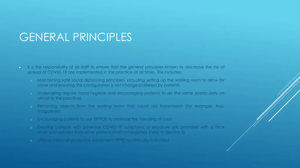 general principles