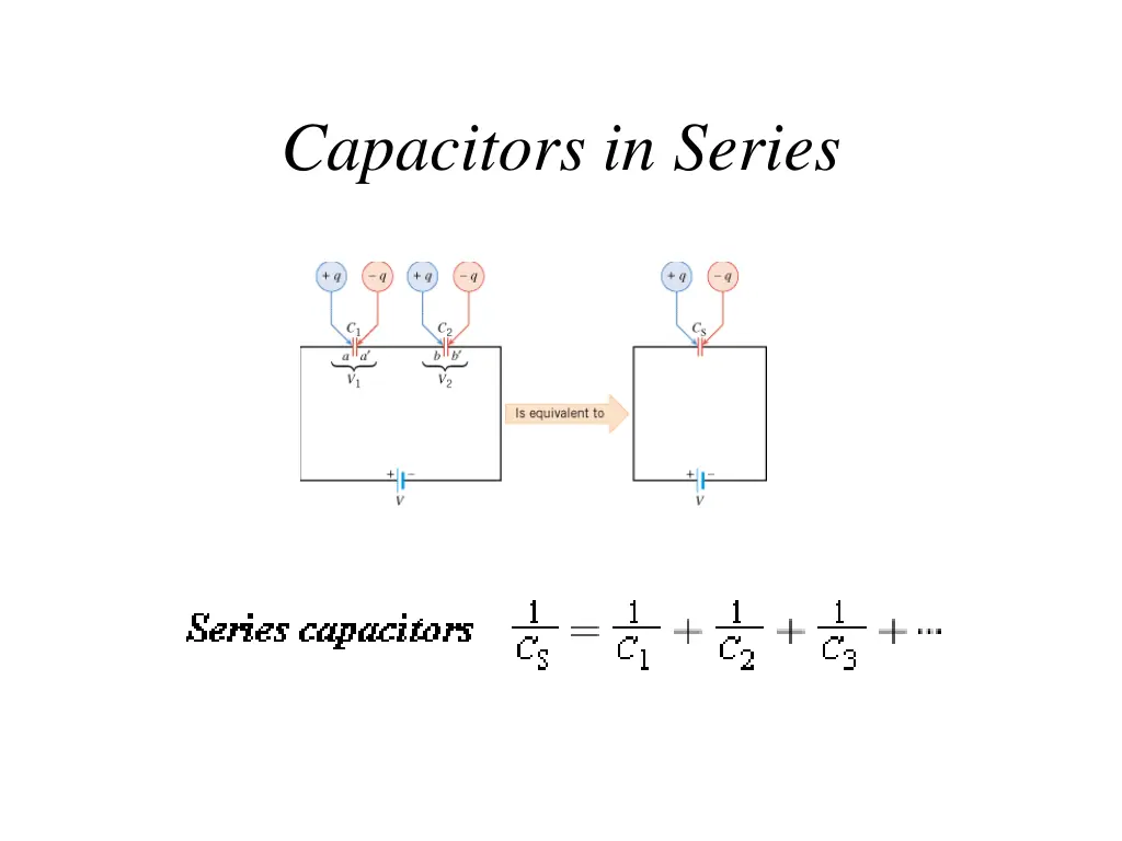 capacitors in series