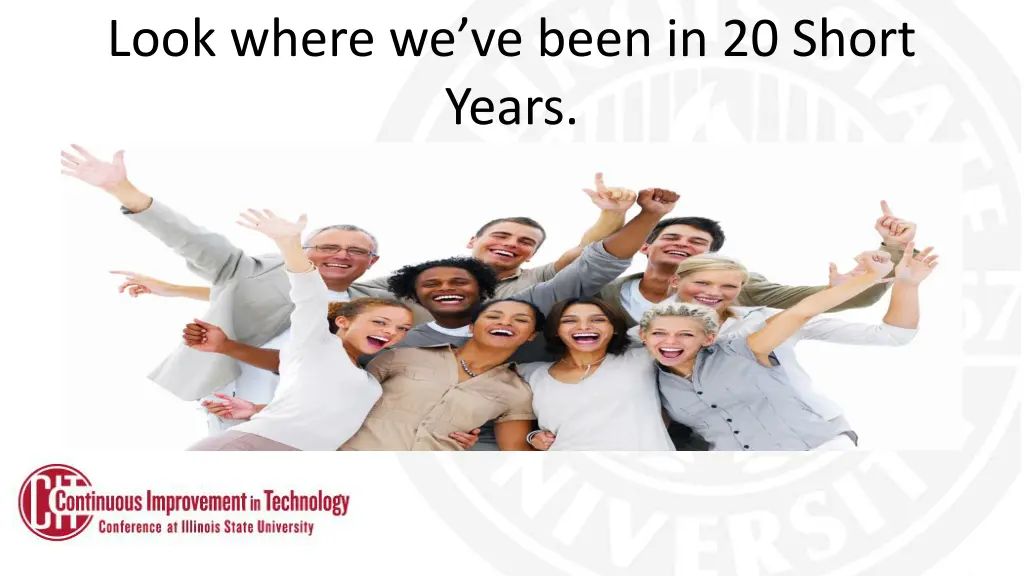 look where we ve been in 20 short years