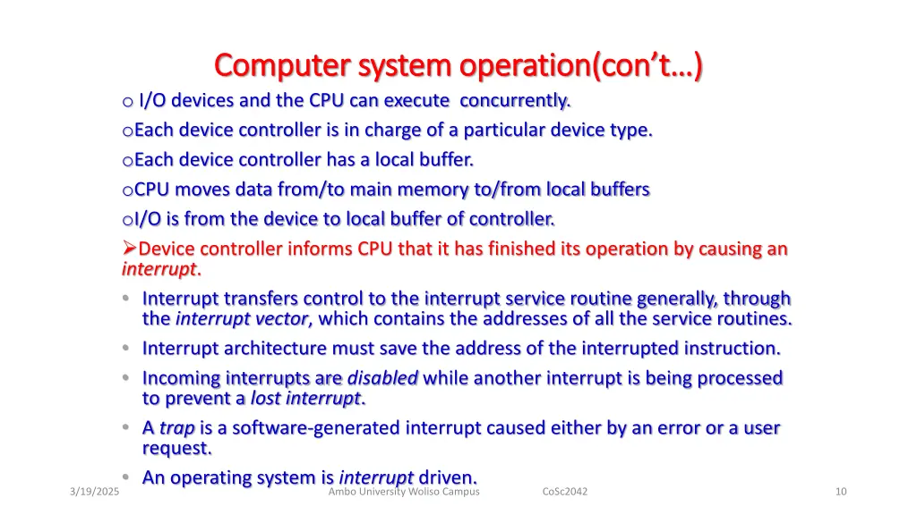 computer system operation computer system 1