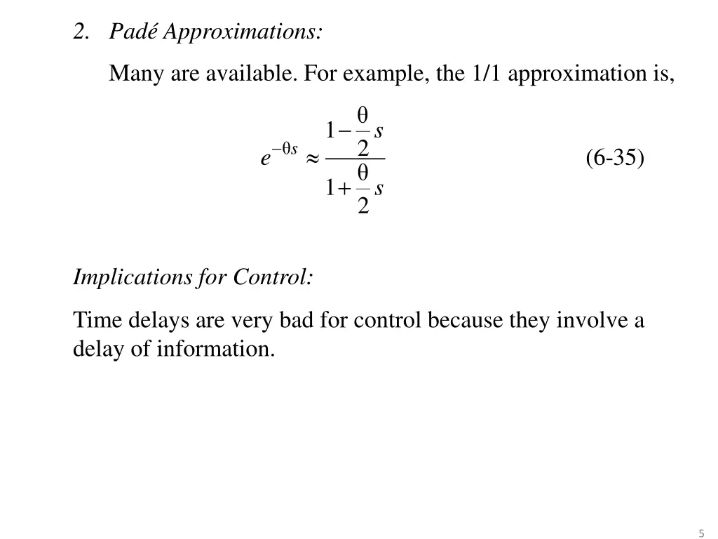 2 pad approximations