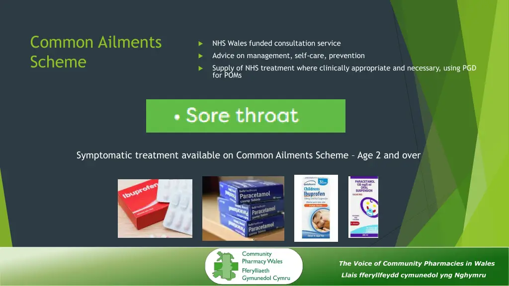 common ailments scheme
