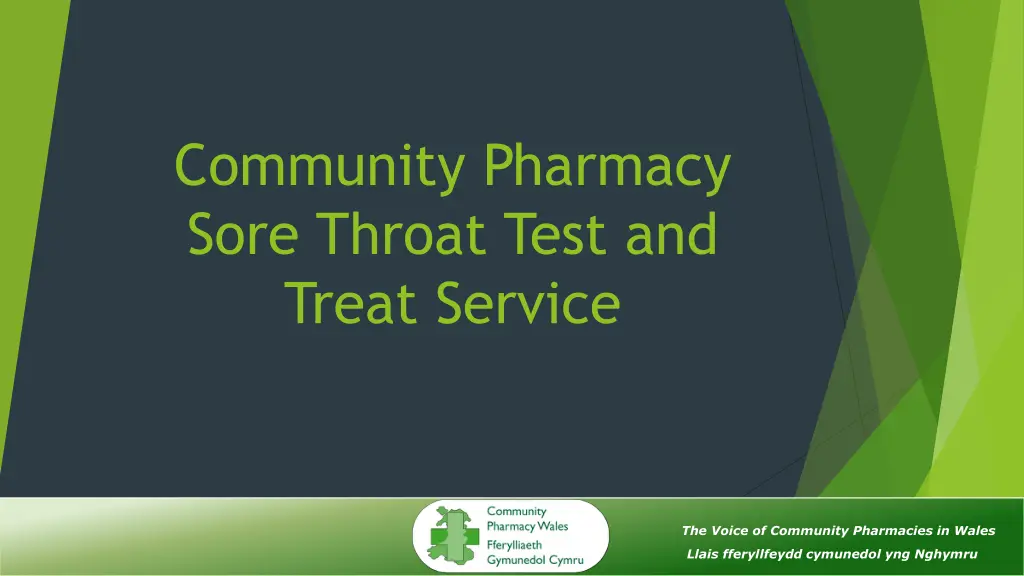 community pharmacy sore throat test and treat