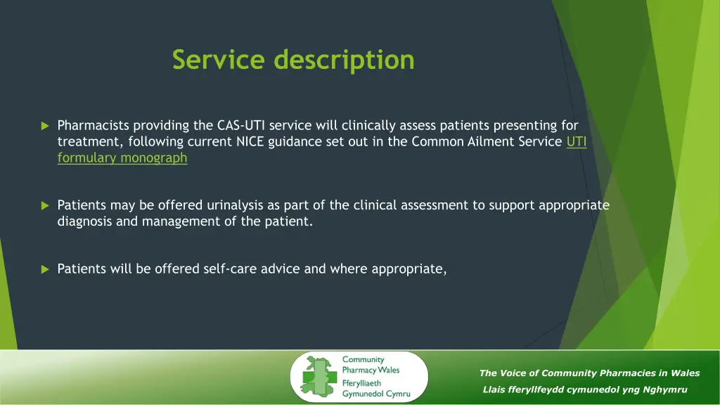 service description