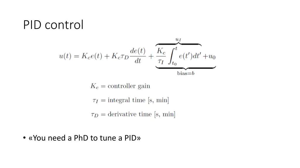 pid control