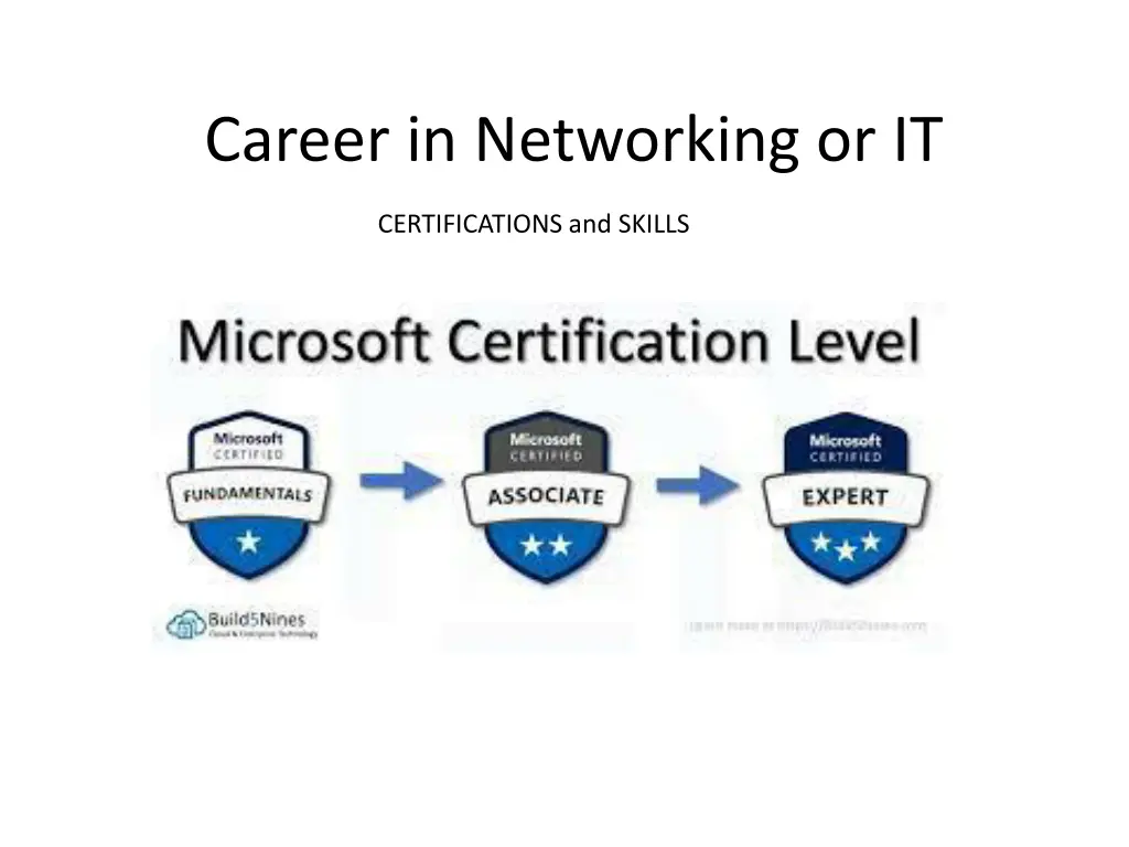 career in networking or it 5