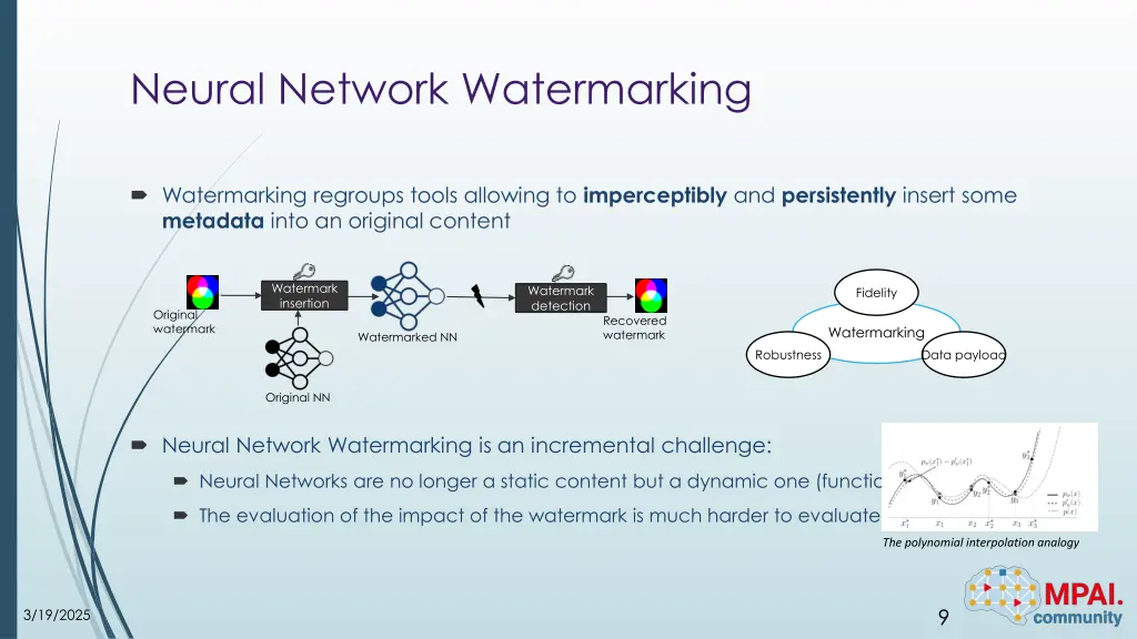 neural network watermarking