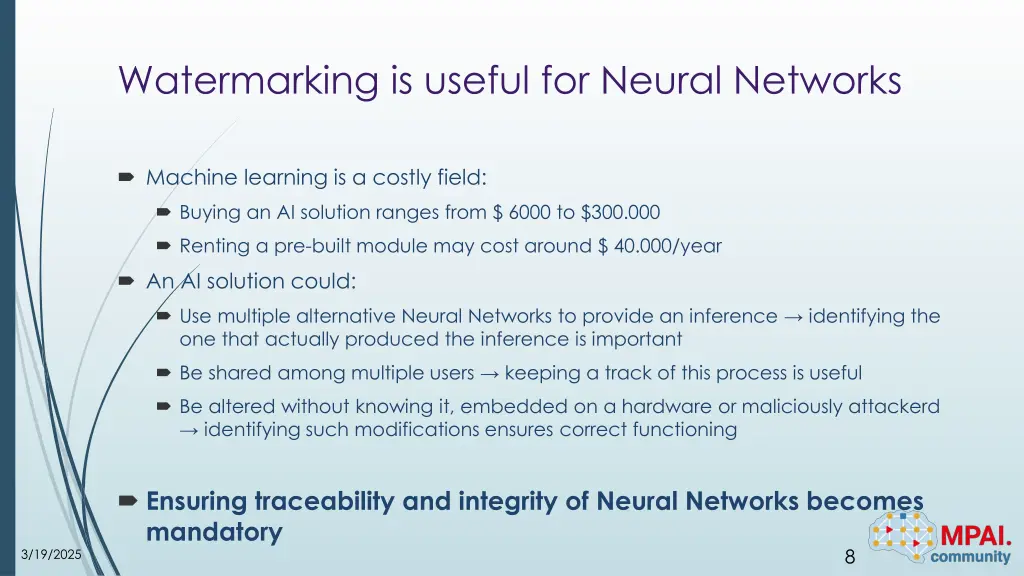 watermarking is useful for neural networks