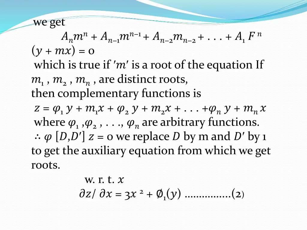 we get 1 1 2 2 1 0 which is true if is a root