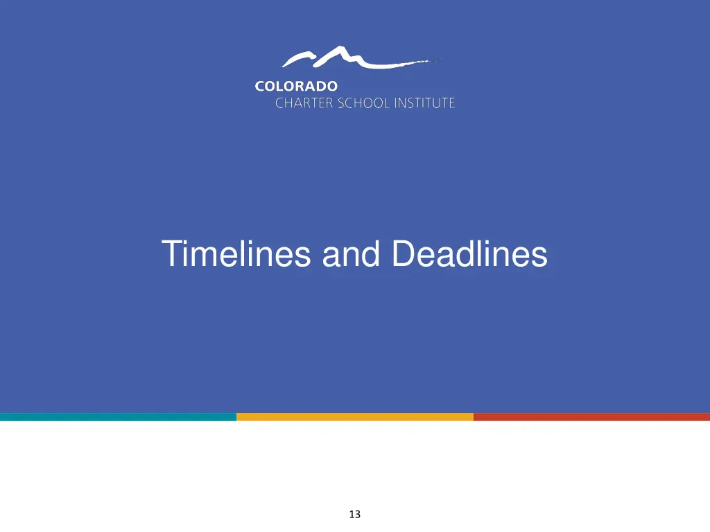 timelines and deadlines