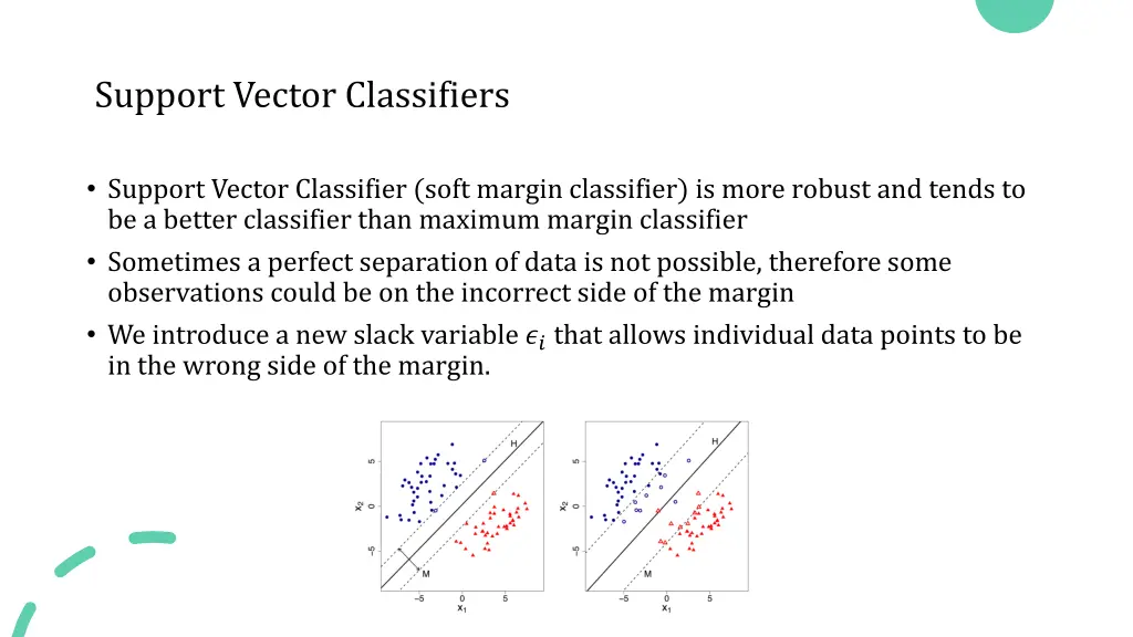 support vector classifiers