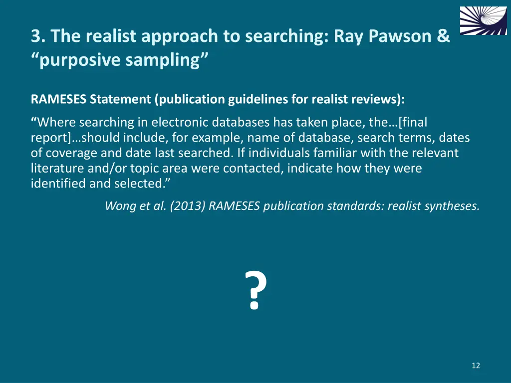 3 the realist approach to searching ray pawson 2