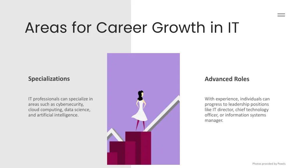 areas for career growth in it