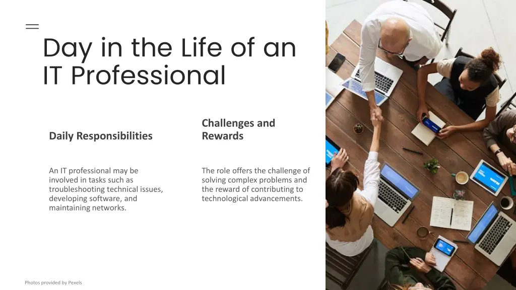 day in the life of an it professional