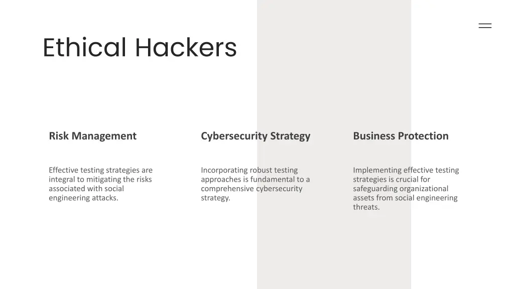 ethical hackers