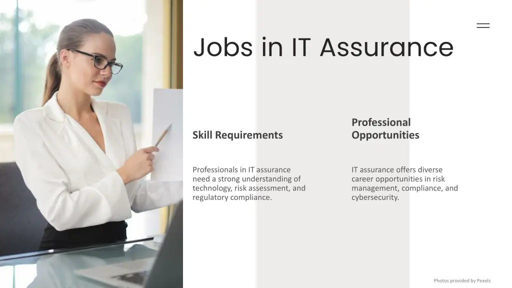 jobs in it assurance
