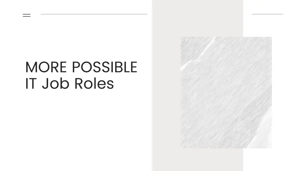 more possible it job roles