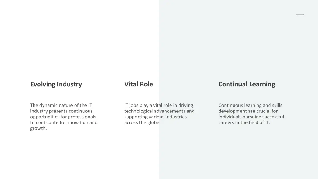 vital role