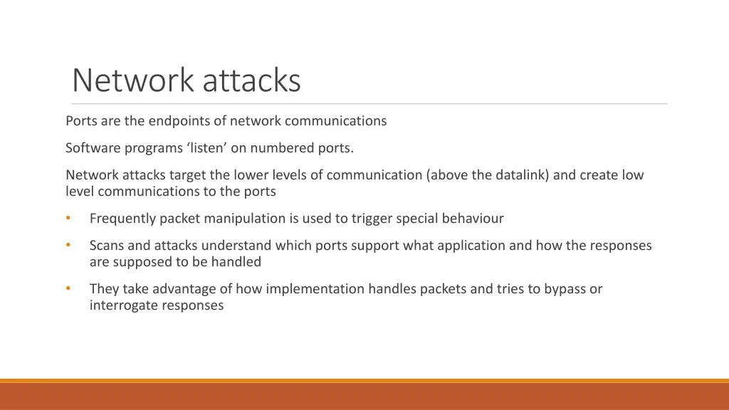 network attacks 1
