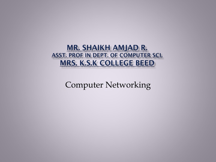 computer networking