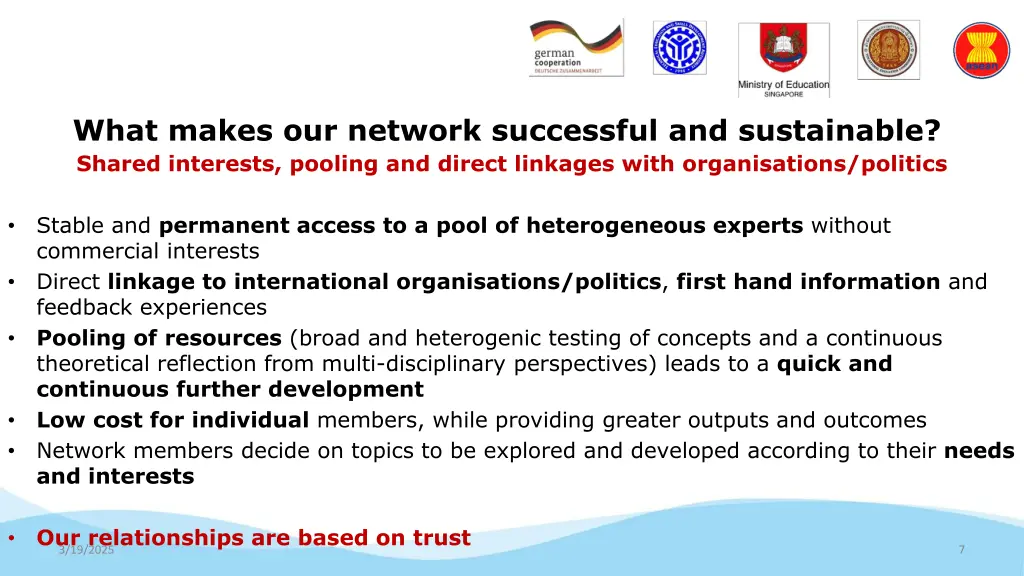 what makes our network successful and sustainable 1