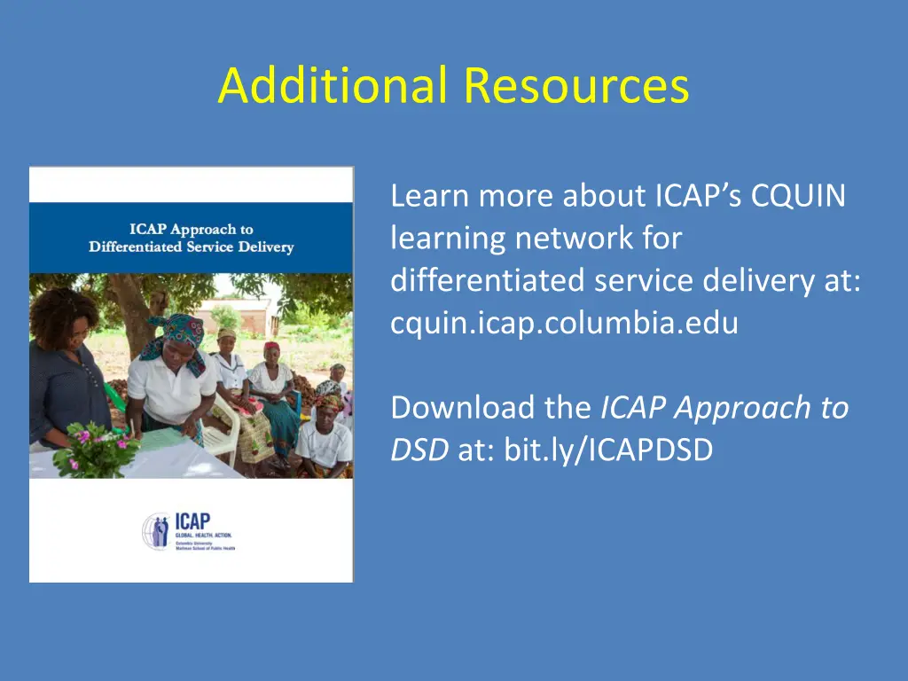 additional resources