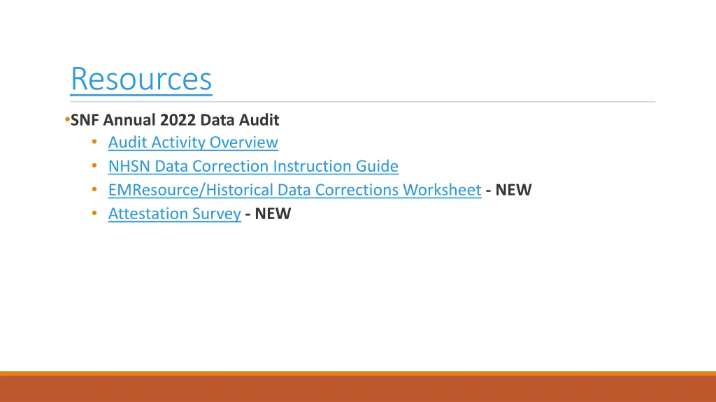 resources